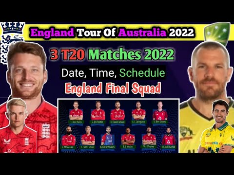 england squad australia tour 2022