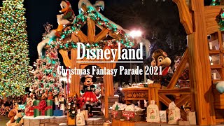 Disneyland Christmas Fantasy Parade 2021 Front View