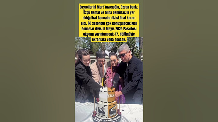 Mert Yazıcıoğlu Özcan Deniz Özgü Namal ve Mina Demirtaş'ın yer aldığı Kızıl Goncalar dizisinde final