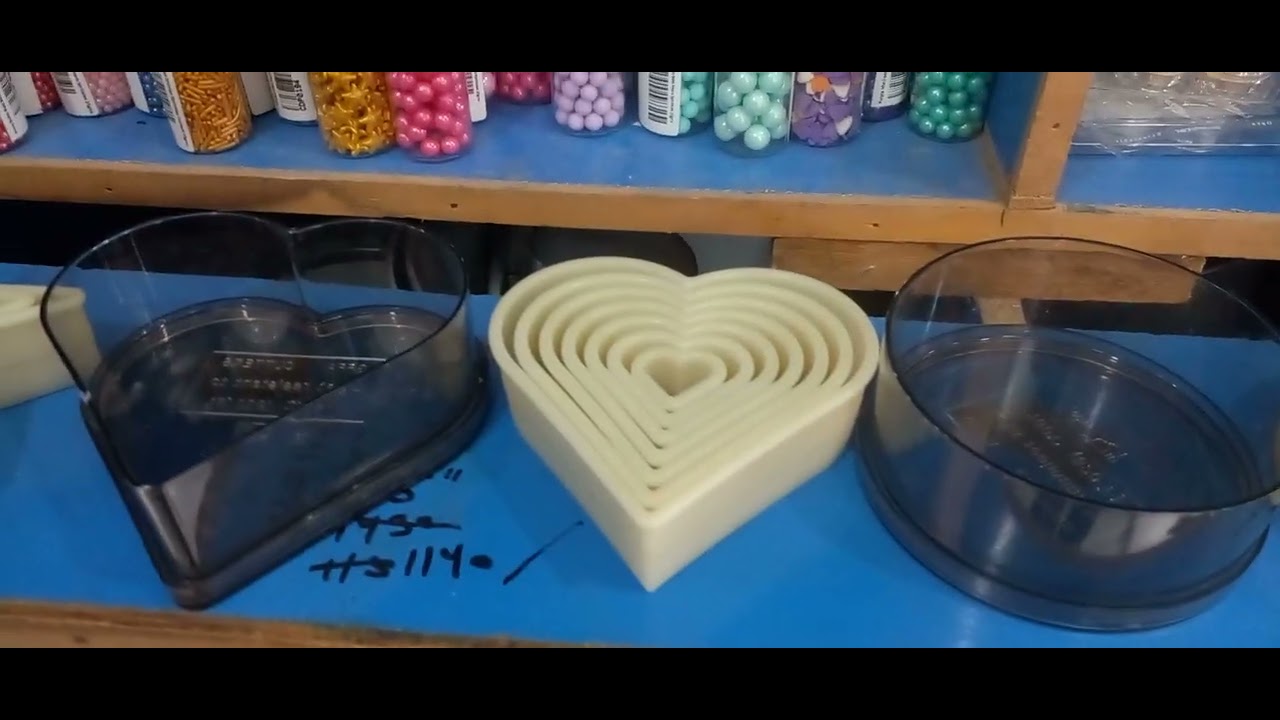 LoBake Various Sizes Oval, Round, Square, Star, Moon, Flower Shape Nylon, Plastic Cookie Cutter Set (Flat Half Moon