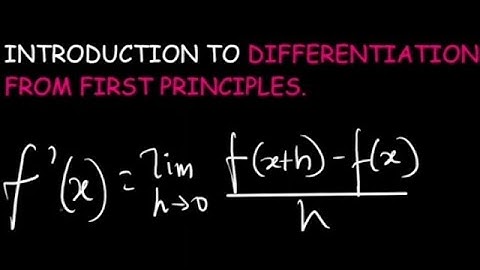 HOW TO USE THE FIRST PRINCIPLES FORMULA - DO NOT CRAM. #calculus 