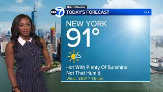 AccuWeather Hot but not that humid