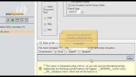 Exporting databases and tables with phpMyAdmin | FastDot Cloud Hosting