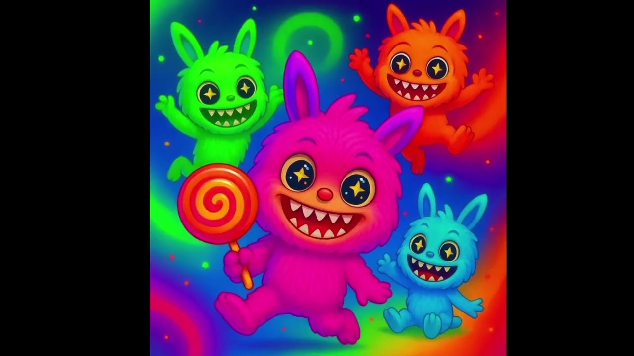 ZiZi ZaZu Crazy Neon Dance Anthem 🎵 Funny 3D Cartoon EDM