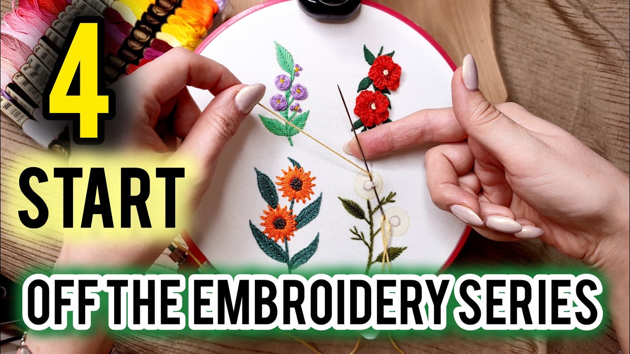 This Yellow Rose Embroidery Technique Will Surprise You — Try It Yourself! 🌿✨