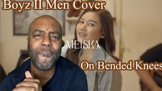 Video thumbnail of "( Boyz II Men) On Bended Knee Cover Song | meiskaadindap | REACTION"