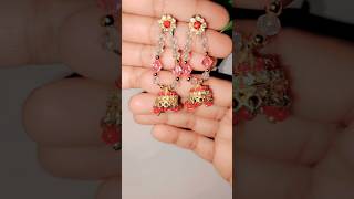 Diy Earrings using safety pin🧷✨| How to make easy earring #shorts #creative #ytshorts #trending #fyp