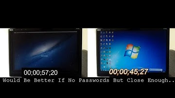 Mac Os x 10 8 4 (Hackintosh Dual Boot) Vs Windows 7 Boot Time