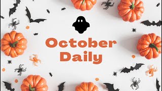 October Daily days 1-6