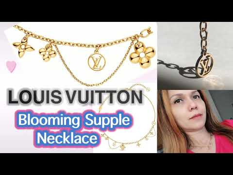 louis vuitton necklace blooming