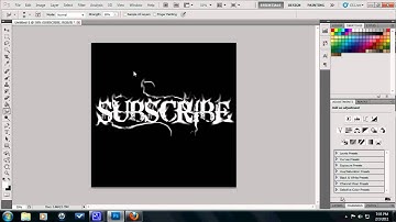 Blue/RED fire text tutorial (adobe photoshop CS5)