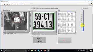 license plate recognition with labview