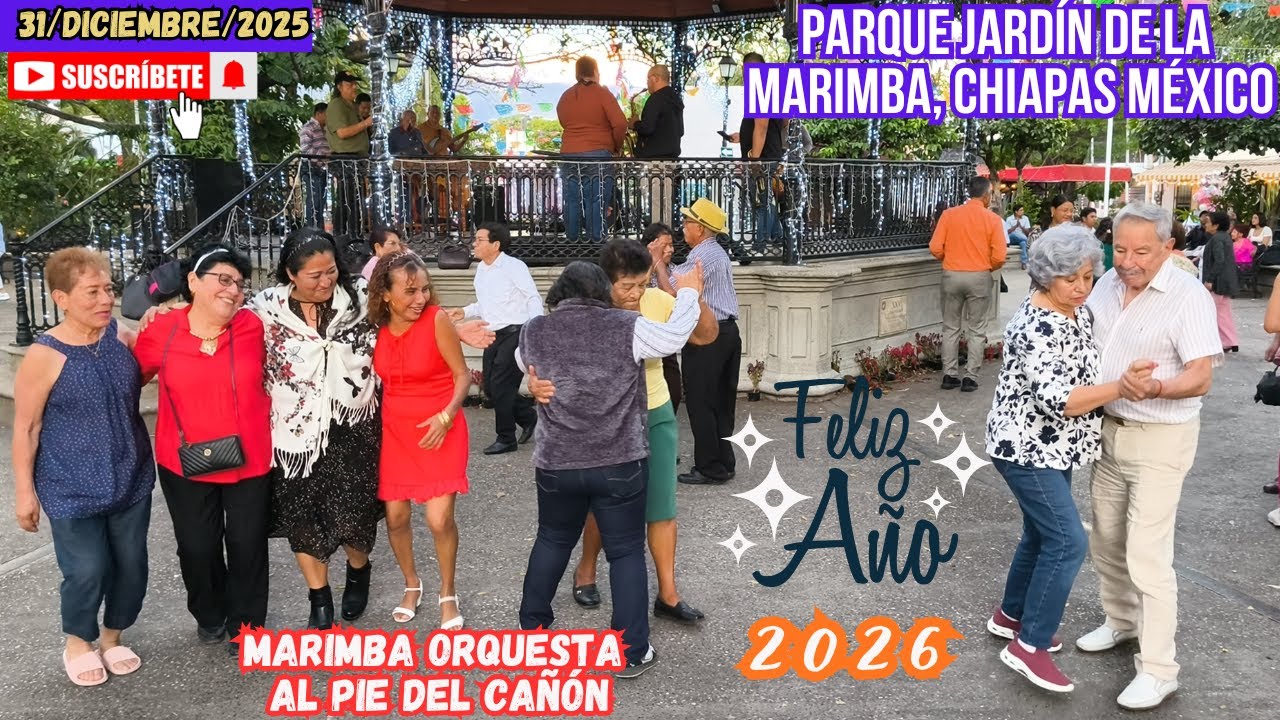 Al son de la Marimba, 31/Diciembre/2025, 2 de 2. Parque Jardín de la Marimba, Tuxtla Gutiérrez, Chis