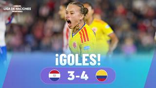 GOLES | PARAGUAY vs. COLOMBIA | CONMEBOL LIGA DE NACIONES FEMENINA