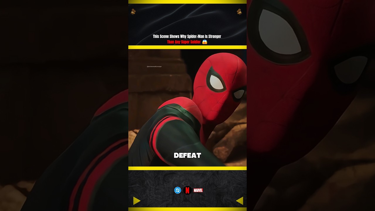 This Scene Shows Why Spider-Man Is Stronger Than Any Super Soldier 