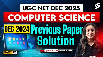 UGC NET Computer Science Preparation | UGC NET Computer Science Previous Question Paper#1 By Richa