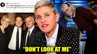 Ellen Degeneress Staff Is Terrified To Look Here Directly In The Eye ellenrude