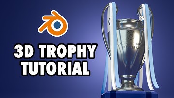 How to model a 3D Trophy in Blender 🏆 | Blender Animation Tutorial
