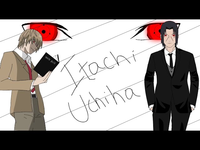 If Itachi was in Death Note class=
