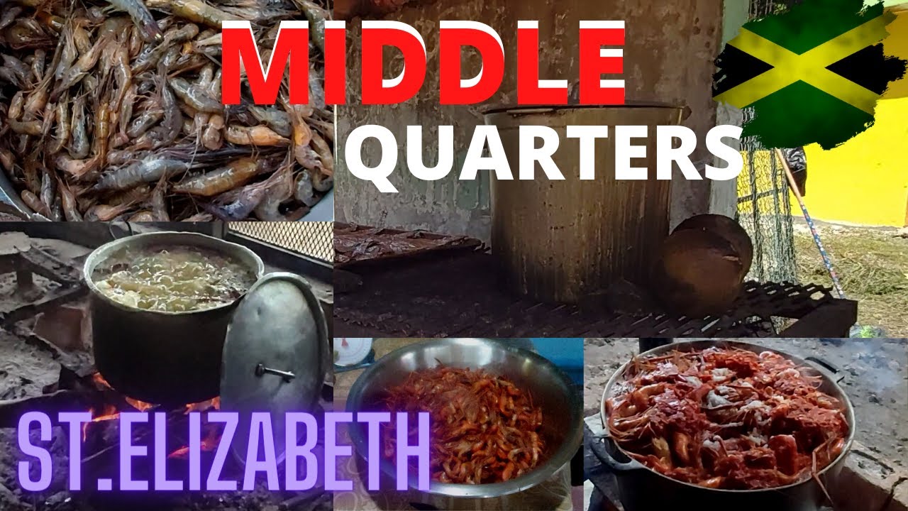 THE TINY VILLAGE OF MIDDLE QUARTERS ST.ELIZABETH JAMAICA PEPPER SHRIMP