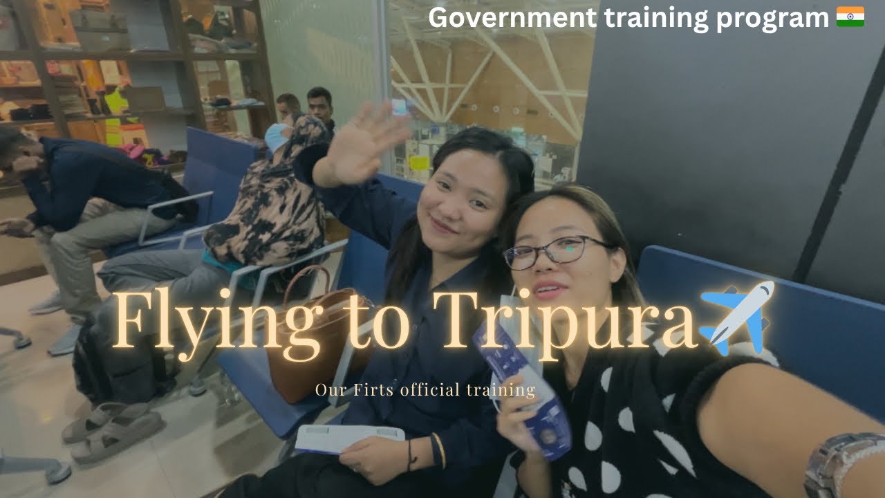 My first official training fly✈️| Tripura we are coming🙋‍♀️| #arunachalpradesh #travelvlog 