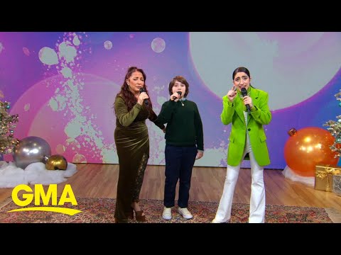 Gloria, sasha and emily estefan preview 'estefan family christmas'