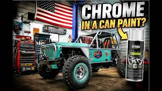 Go-Kart Rock Crawler out of a Jeep Wrangler (Painting Beadlocks & Alternator)