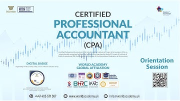 Certified Professional Accountant (CPA)