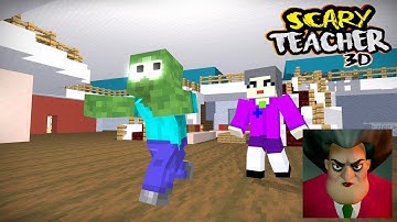 MONSTER MOBS SCARY TEACHER 3D ESCAPE CHALLENGE MINECRAFT ANIMATION