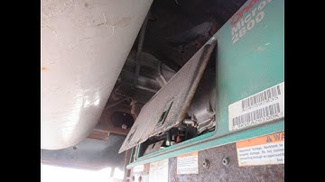 Removing Onan 2.8 kW KV Generator from 2004 Roadtrek Popular 190