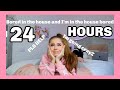 24 Hours in my BEDROOM Challenge!! || Ellie Louise