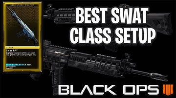 the BEST DLC WEAPON.. (SWAT RFT CLASS SETUP) - COD BO4