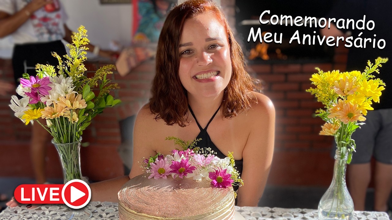 Comemorando meu aniversário AO VIVO 🎂✨ Escolham o jogo!