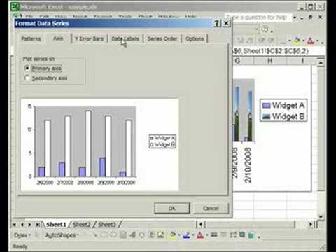 format data series and data points in excel walkthrough youtube