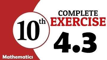 Exercise 4.3 | Class 10 Math | Unit 4 | Partial Fractions | GS Academy | 10th maths