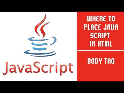 Java Script | Where To Place Java Script In HTML: Body Tag | Lecture 5