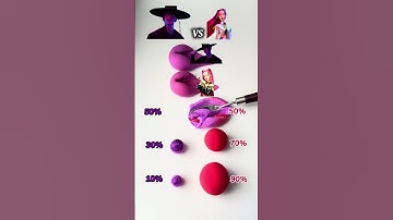 Kpop Demon Hunters Abby💜VS❤️Mira Color Mixing#shorts #kpop #colors #love #art #asmr #fyp #satisfying