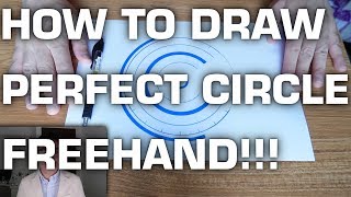 How to draw a perfect circle free hand @BracerJack