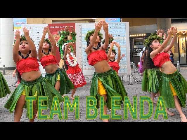 フラダンスタヒチアンダンス 4K]美女たちのタヒチアンダンス⑪/@オアシス21/fula