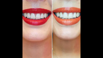 ¿Qué color de barra de labios queda mejor con los labios finos?