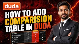 How to Add Comparision Table in Duda