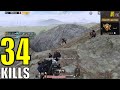 HOW I SURVIVE 3 SQUADS PUSHED ALLin | 34 KILLS  SOLO VS SQUAD | PUBG MOBILE