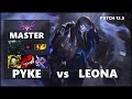 SEASON 12 MASTER Support Gameplay - PYKE vs LEONA Patch 12.5