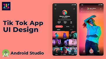 Android UI Design Tutorial | Tik Tok App UI Design | UiUX Tutorial