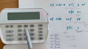DSC PC1832 keypad PGM output programming