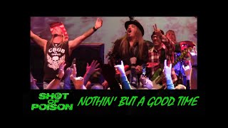 Shot of Poison tribute covers &quot;Nothin&#39; But a Good Time&quot; at Showcase Live