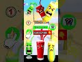 Green juice glass vs Red juice glass vs Yellow juice glass who is win? Juice Run Game Lvl 91 #shorts