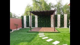 تزيين حديقة المنزل افكار تنسيق حدائقHome garden decorating  Landscaping Ideas