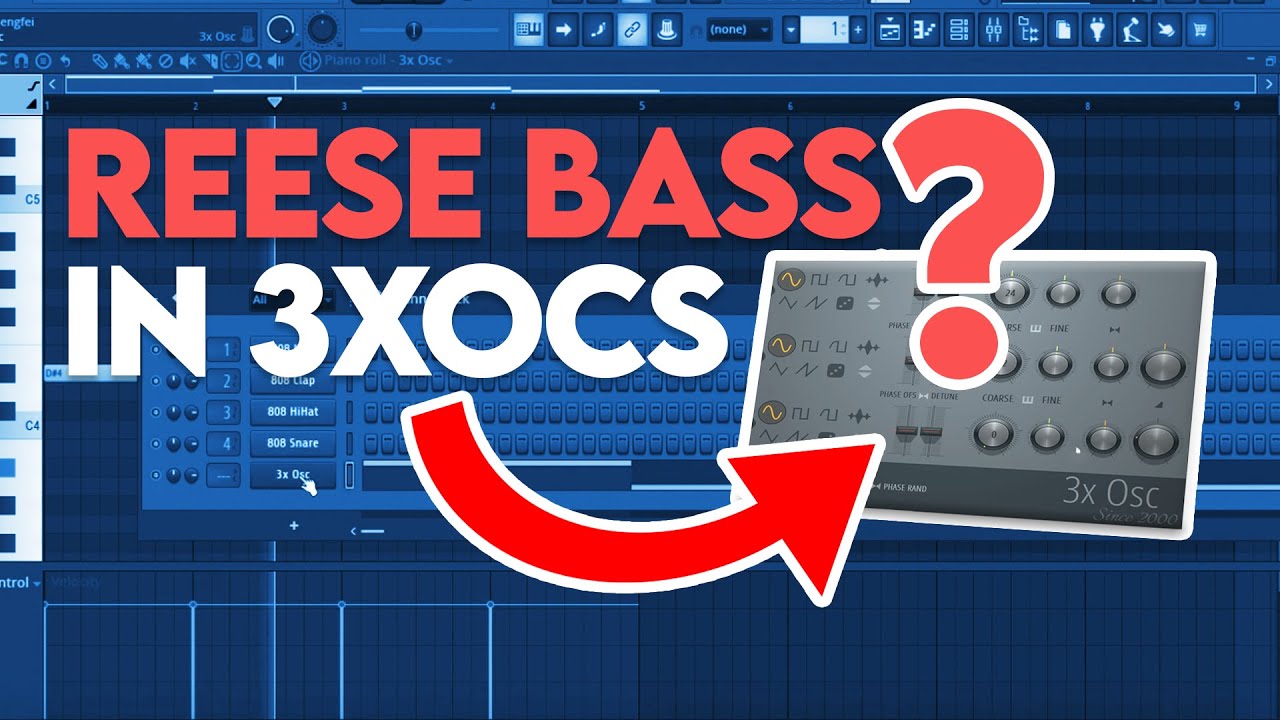 How To Make A Reese Bass Using 3xocs|Flstudio Tutorial - YouTube