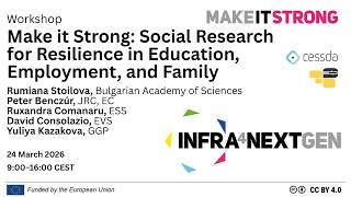 Online workshop: Make it Strong: Social research for resilience in education, employment, and family